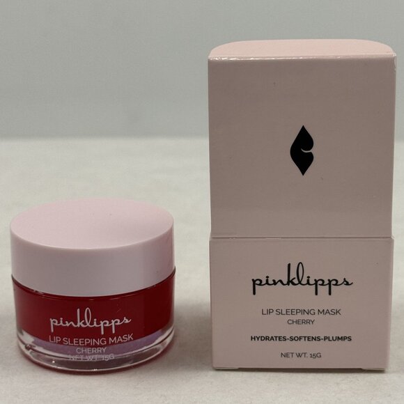 PinkLipps Lip Sleeping Mask Cherry Hydrates-Softens-Plumps 15g Smooth Hydrate - Picture 2 of 7